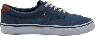 Ralph Lauren Sneakers heren canvas blauw - 40- Blauw - Heren - Sneakers - Blauw - 46 EU - Schoenen