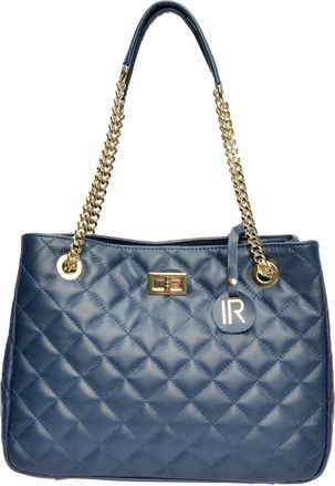 Isabella Rhea Blauwe Leren Tas