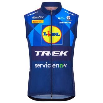 Santini Lidl Trek Wind Vest Velogilet - Unisex | blau