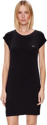 Emporio Armani Abito Corto - Dames - Korte kleedjes - Zwart - M - Kleedjes
