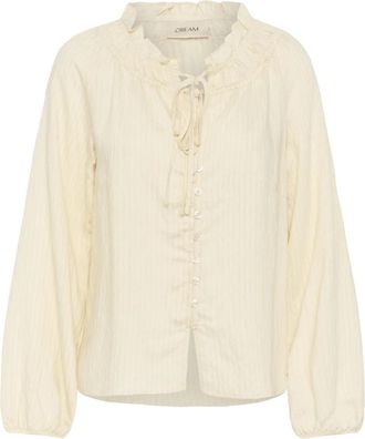 Cream Blouses - Dames - Blouses - Beige - XS - Overhemden