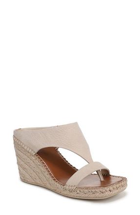 Franco Sarto Farren Espadrille Platform Wedge Sandal in Linen at Nordstrom, Size 7.5