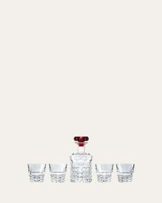 Baccarat Louxor Red Tumblers, Set of 4
