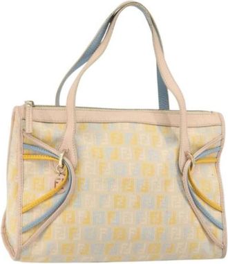 Fendi Pre-owned Canvas Handtas - Dames - Vintage Handtas - Veelkleurig - ONE Size - Vintage