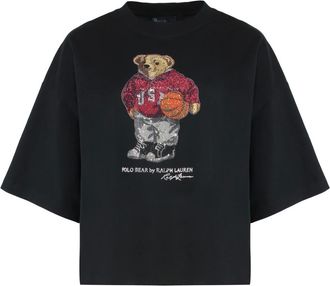 Polo Ralph Lauren Dames, Tops, Zwart, Maat: S Katoen