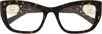 Gucci Cat-eye Optisch Montuur - Dames - Brillen - Bruin - 52 MM - Accessoires
