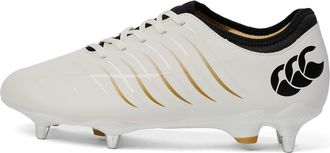 Canterbury Of New Zealand Mens Phoenix 2.0 Team Soft Ground Rugby Boots (White) - Size UK 10.5