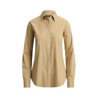Ralph Lauren Overhemd - Dames - Overhemden - Beige - M - Overhemden