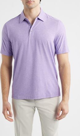 Johnston & Murphy XC Apex Performance Polo in Violet Heather at Nordstrom, Size Xx-Large