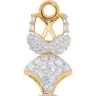 Sara Weinstock Papua Diamond Bikini Charm in Yellow Gold at Nordstrom