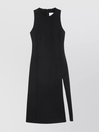 Ami virgin wool sleeveless knee-length dress