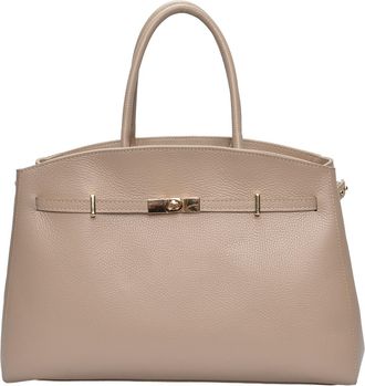 Anna Luchini Beige Rundleer Tas