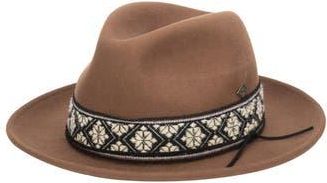 San Diego Hat Company Wool Felt Fedora in Taupe at Nordstrom Rack