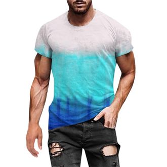Generic Mens Vintage Tie-Dye T-Shirts UK Sale Clearance Man Retro Y2K Graphic Streetwear Short Sleeve Crewneck Tshirts Summer Casual Tee Shirt Oversized T Shi