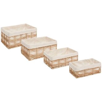 Atmosphera Atmosphera - Juego De 4 Cajas Tipo Fruta Rosy Cr&eacute;ateur DInt&eacute;rieur