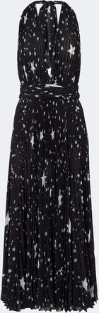 Dolce & Gabbana Printed pleated maxi dress