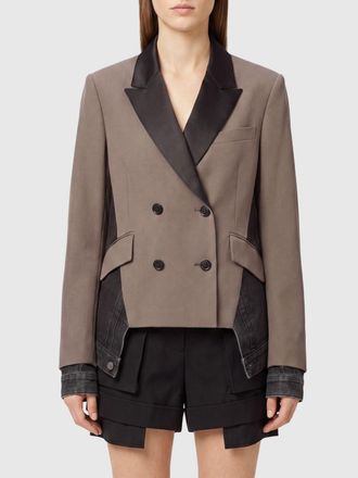 sacai Double-Breasted Wool Blazer