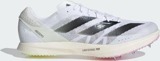 adidas adidas Performance Mens Adizero Avanti Tyo Track and Field Lightstrike Shoes - White & Black - Size UK 12.5