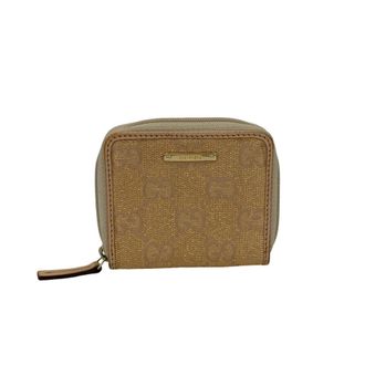 Gucci Pink Canvas Leather Coin Purse/Coin Case (Pre-Owned)