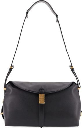 Pinko Leren Schoudertas - Dames - Schoudertassen - Zwart - ONE Size - Leer - Tassen