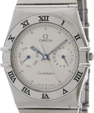 Omega Pre-owned Watches, male, Gray, Size: ONE SIZE Pre-owned Constellation 396.1080 Wristwatch