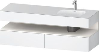 Duravit Qatego Lavabo Encastrado Con Base De Lavabo Consola, - Duravit