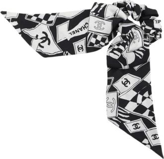 Chanel Pre-owned Silk hair-accessories - Dames - Vintage Accessoires - Veelkleurig - ONE Size - Vintage