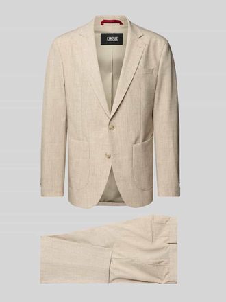Cinque Slim Fit Anzug mit Viskose-Anteil Modell CIDATI in Beige, Gr&ouml;&szlig;e 102