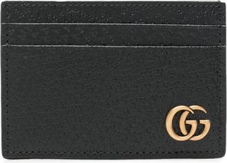 Gucci GG Marmont Geldclip - Heren - Portefeuilles - Zwart - ONE Size - Nylon - Accessoires