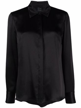 Carine Gilson Zijden blouse - Zwart