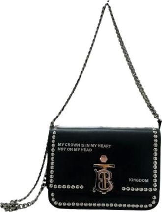 Burberry Borsa a spalla Pre-owned in pelle - - Pre-owned - Donna - Nero - ONE SIZE