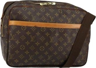Louis Vuitton Pre-owned Cross Body Bags, female, Brown, Size: ONE SIZE Pre-owned Vintage Canvas Cross Body Bag