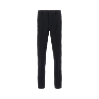 Etro Etro, Slim-fit Trousers, male, Black, Size: M Pressed-Crease Tailored Trousers
