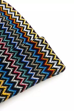 Missoni MI-22441-FBB-846 Geometric Patterned Wool Beanie - Multicolor
