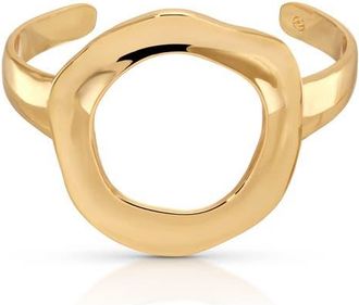 Ettika Open Circle Cuff Bracelet in Gold at Nordstrom