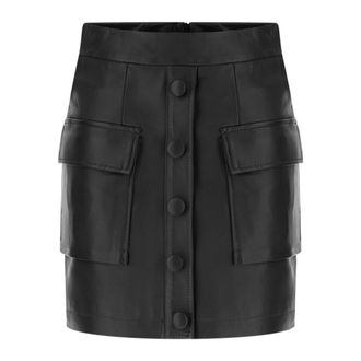 Emma & Gaia Falda de Piel - Skirts - Mujer - Negro - S