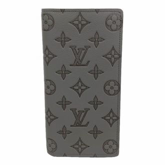 Louis Vuitton Gray Long Wallet (Bi-Fold) (Pre-Owned)