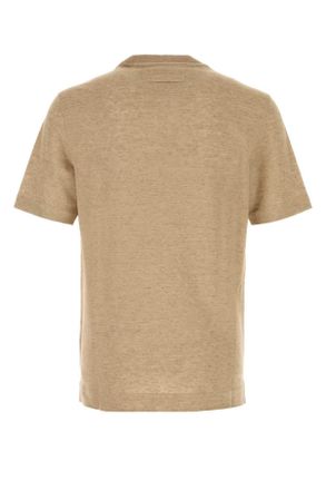Ermenegildo Zegna N02 Exterior: Linen T-Shirt T-shirts And Polos
