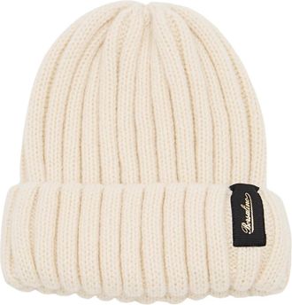 Borsalino Accessories, female, White, ONE SIZE, Ribbed Beanie