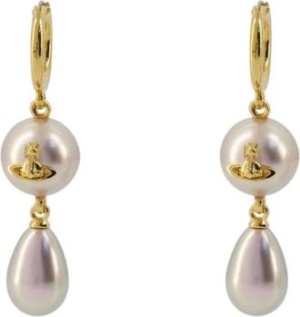 Vivienne Westwood Orecchini Martha - - Accessories - Donna - Giallo - ONE SIZE