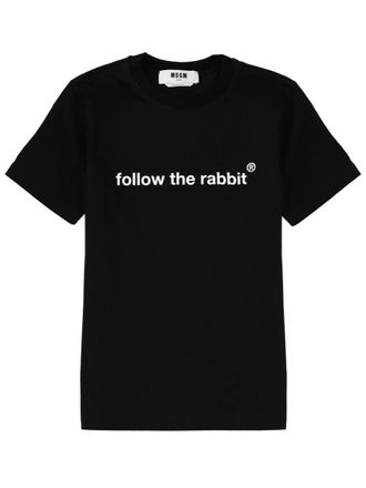Msgm Follow The Rabbit T Shirt