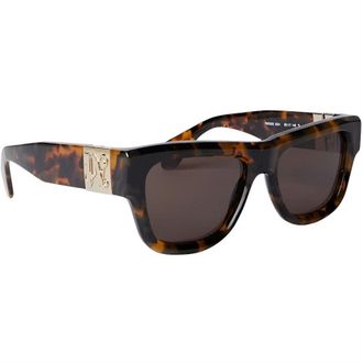 Palm Angels Mens Accessories Merrill Rectangle Sunglasses in Havana Lt Brown - One Size