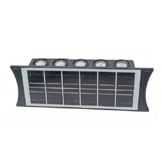 Trade Shop Trade Shop Traesio - Trade Shop - Lampada Pannello Solare Por Parete Con 10 Led Impermeabilie External