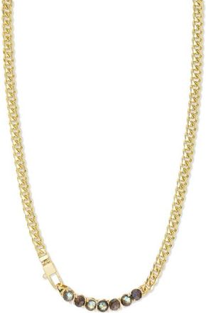 Melinda Maria Julian Loves Labradorite Necklace in Gold-Lab at Nordstrom, Size 18