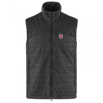Fjällräven Expedition X-Lätt Vest Kunstfasergilet für Herren | grau/schwarz