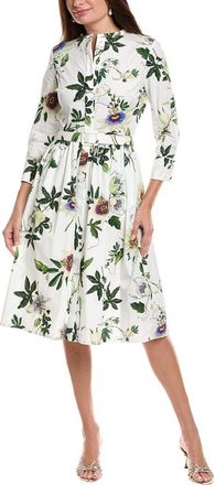 Oscar De La Renta Oscar De La Renta Belted Shirtdress
