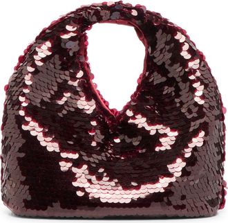 Dolce Vita Dahlia Sequin Shoulder Bag in Burgundy at Nordstrom