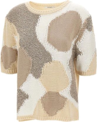 KANGRA Jumpers Beige - female - Kangra - Round-neck Knitwear - Beige - S - Knitwear