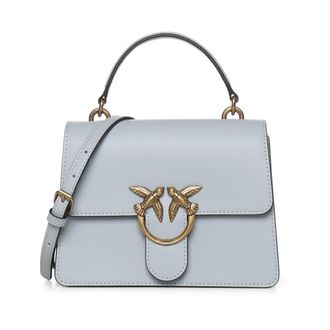 Pinko Handbags, female, Blue, Size: ONE SIZE Mini Love Bag One Top Handle Light