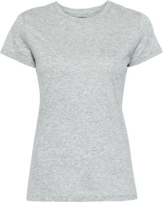 Vince mélange-effect cotton T-shirt - women - Cotton - L - Grey